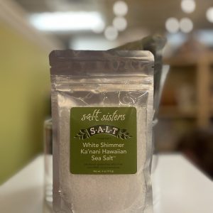 White Shimmer Kanani Hawaiian Sea Salt (Coarse)